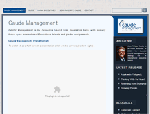 Tablet Screenshot of caudemanagement.com